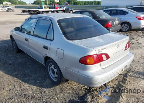 1999 Toyota Corolla Ve z USA, uszkodzony, nr VIN 1NXBR12E1XZ186613